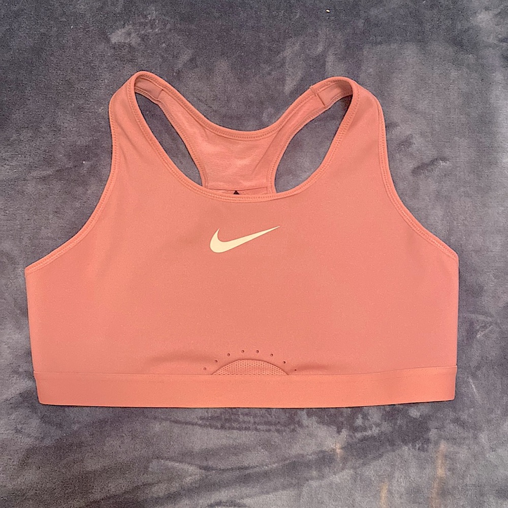NWOT nike dri fit pink sports bra
